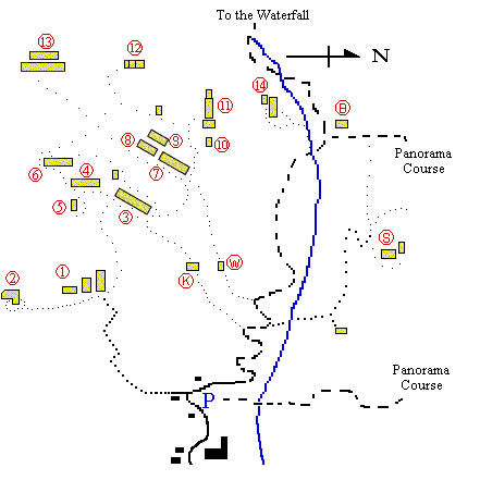 Campsite Crags Map